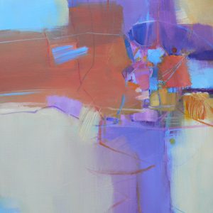 Purple Passage - acrylic/canvas (24" x 24")