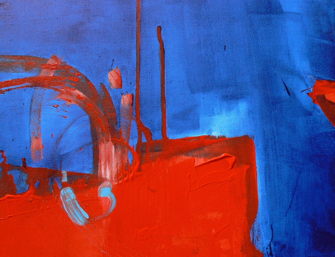 Red Purse   -   acrylic/canvas   (12 x 16)