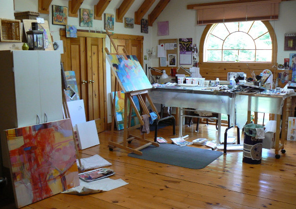 Christine's studio